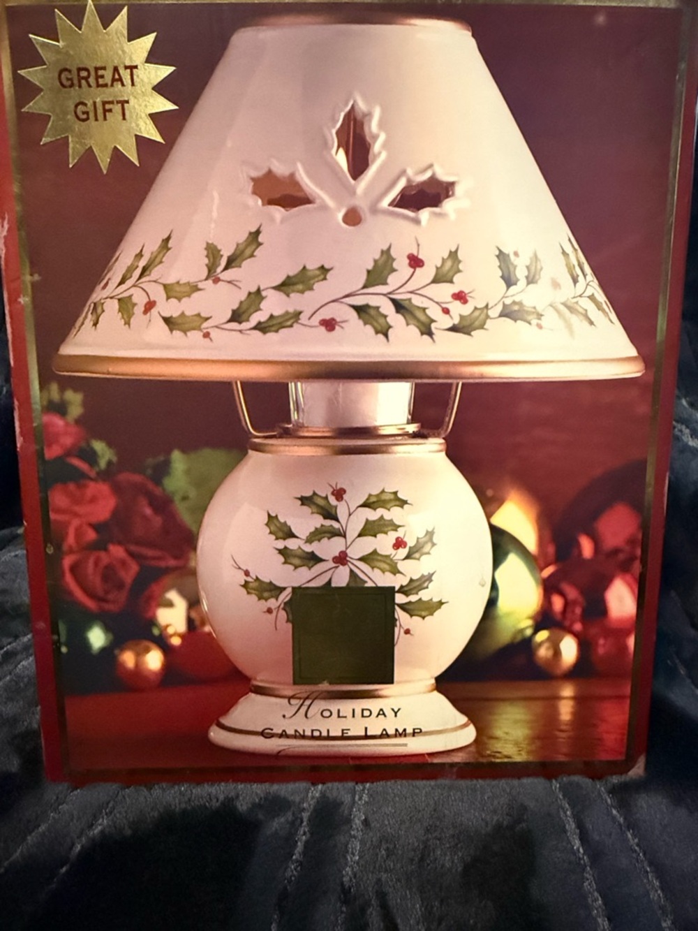 Lenox holiday candle lamp - Picture 6 of 9
